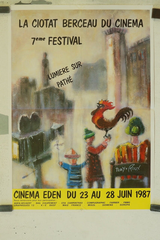 7 EME FESTIVAL « CINEMA EDEN » ORIGINAL 40x60