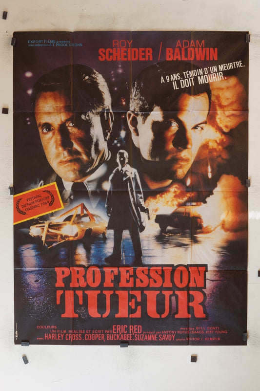 PROFESSION TUEUR ROY SCHEIDER MOVIE POSTER ORIGINAL 120x160
