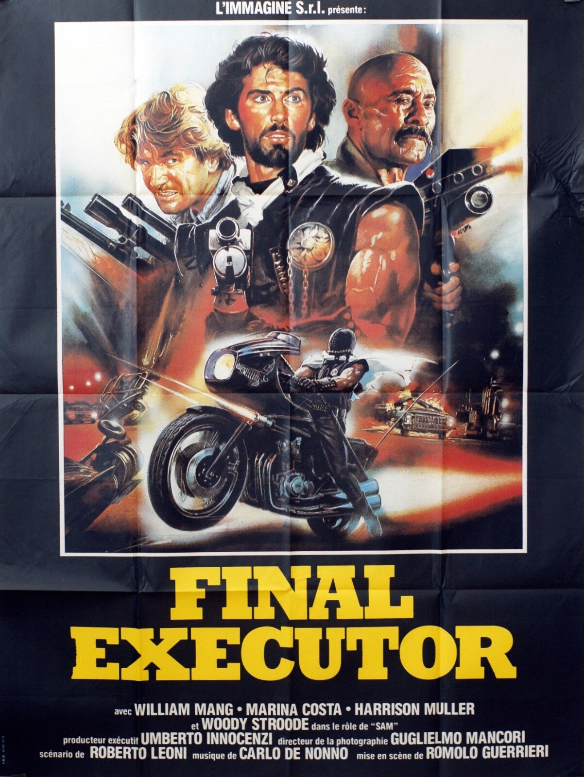 FINAL EXECUTOR MOVIE POSTER ORIGINAL 120x160 WILLIAM MANG