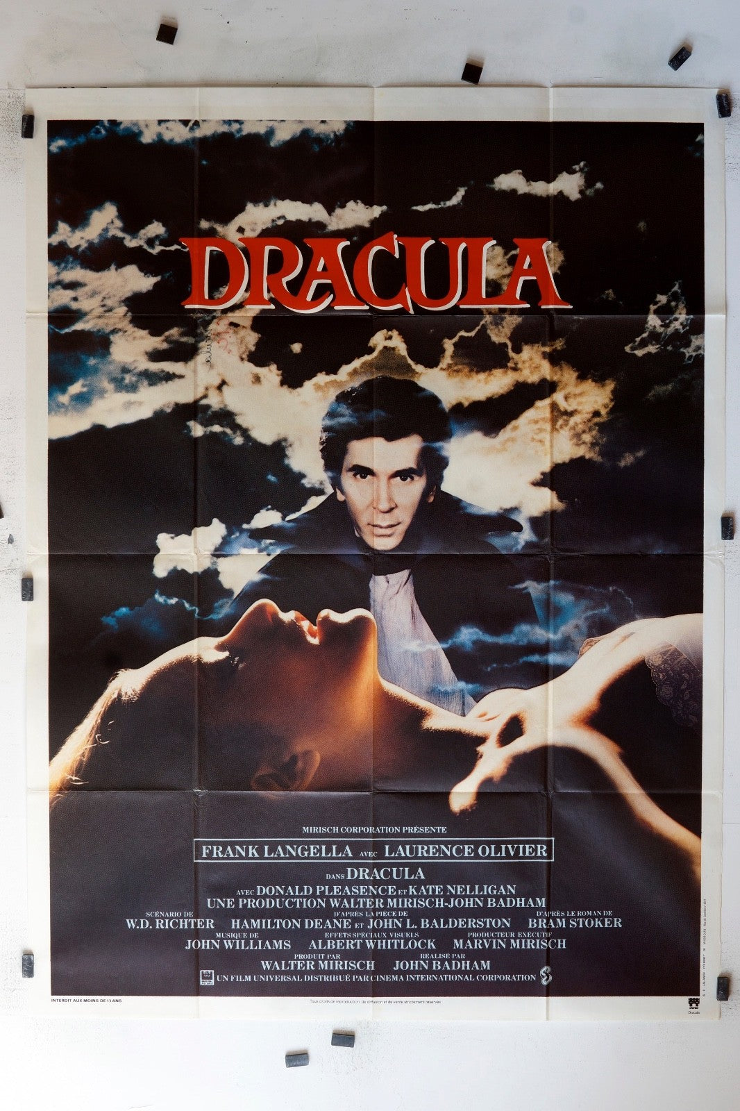 DRACULA FRANK LANGELLA MOVIE POSTER ORIGINAL 120x160