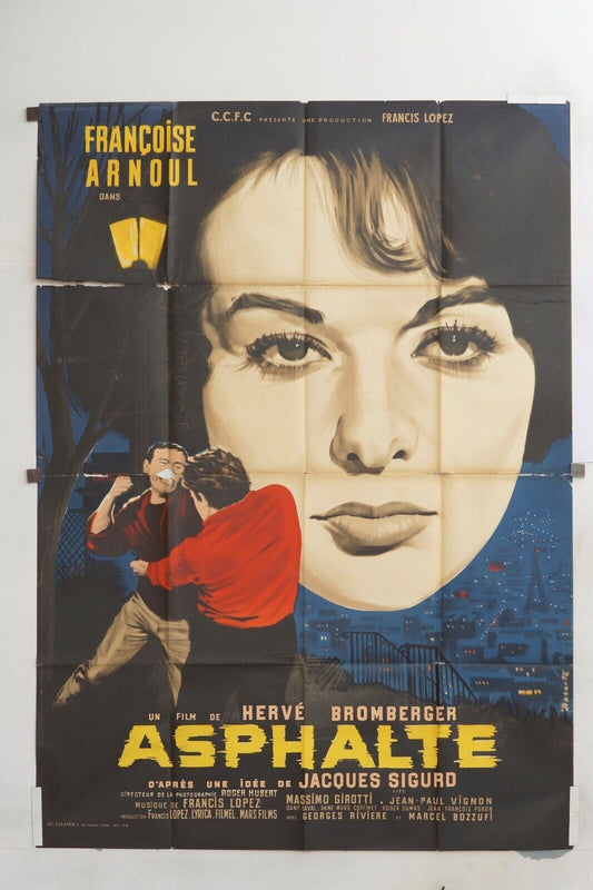 ASPHALTE MOVIE POSTER ORIGINAL 120x160 MASSIMO GIROTTI