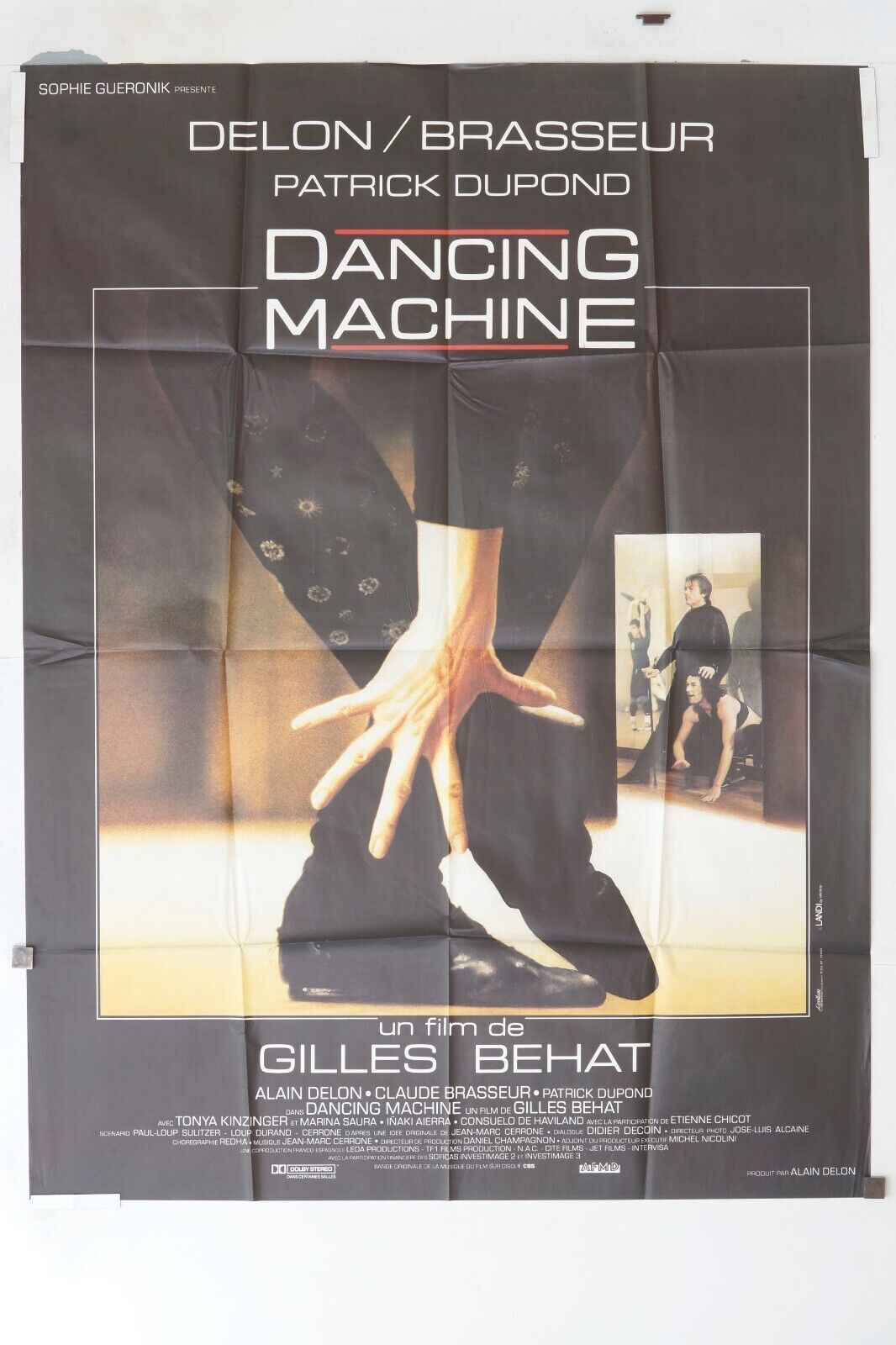DANCING MACHINE MOVIE POSTER ORIGINAL 120x160 DELON