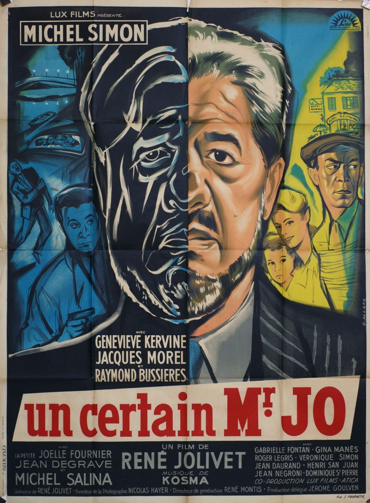 UN CERTAIN MR JO MICHEL SIMON MOVIE POSTER ORIGINAL 120x160