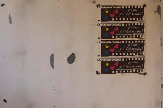 JE T’AIME, JE T’INVITE AU CINÉMA, MOVIE POSTER ADVERTISING (60X80)