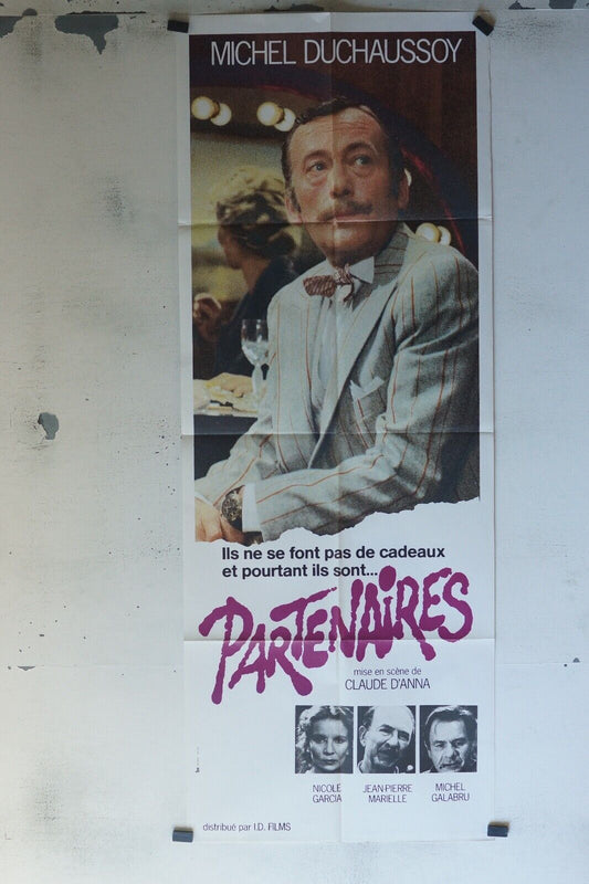 PARTENAIRES MOVIE POSTER ORIGINAL 60x160 MICHEL DUCHAUSSOY
