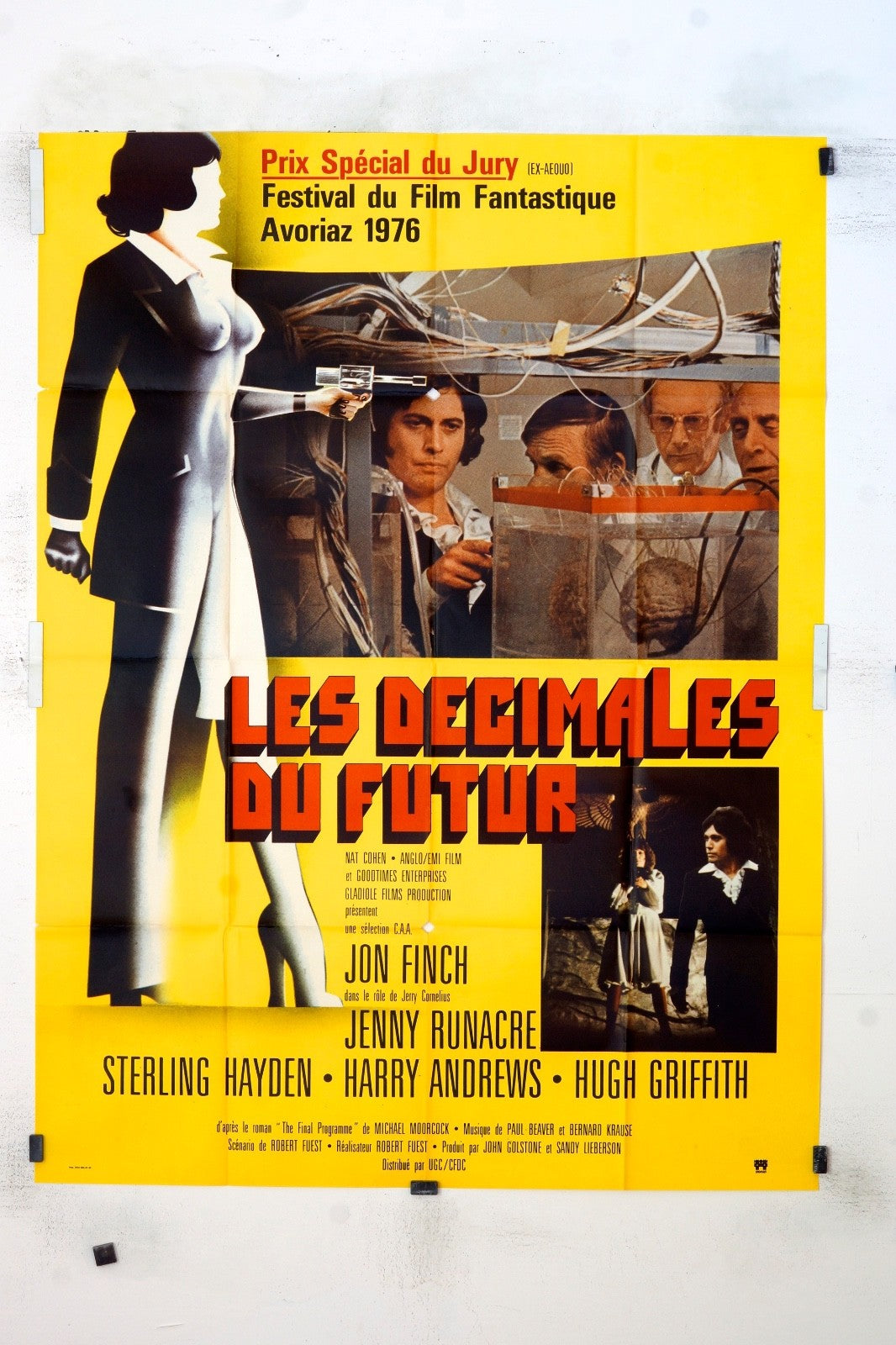 LES DECIMALES DU FUTUR JON FINCH POSTER ORIGINAL (120x160)