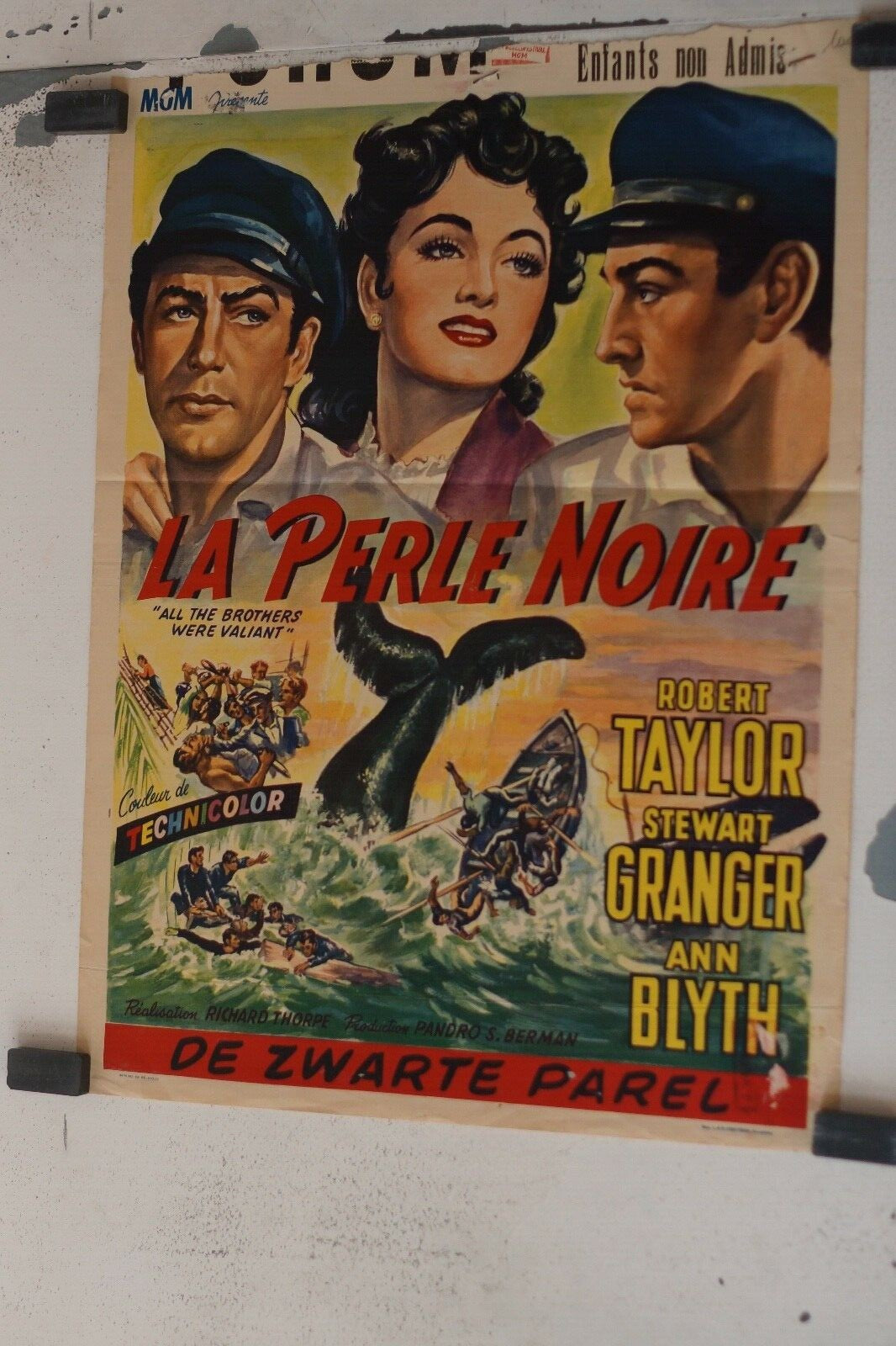 PERLE NOIRE (LA)(Belge) ORIGINAL 30x55