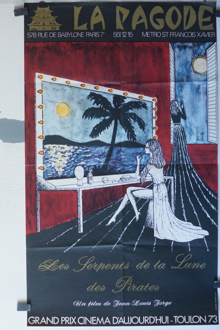 SERPENTS DE LA LUNE DES PIRATES (LES) ORIGINAL MOVIE POSTER 70x100 Jean-Louis