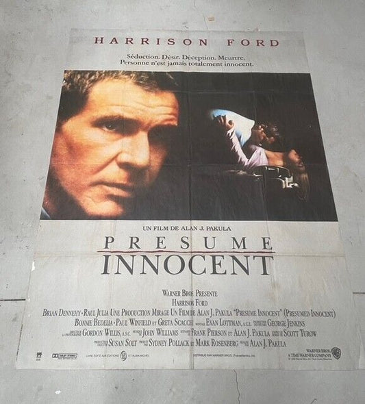 PRÉSUMÉ INNOCENT,  MOVIE POSTER ORIGINAL 120x160 , HARRISON FORD