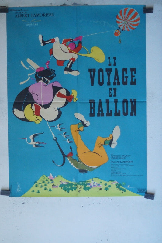 LE VOYAGE EN BALLON MOVIE POSTER ORIGINAL (60X80) ALBERT LAMORISSE