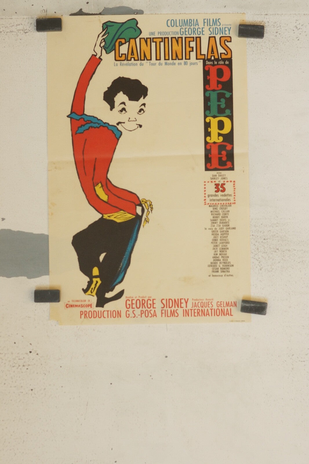 CANTINFLAS PEPE POSTER ORIGINAL (31X48)