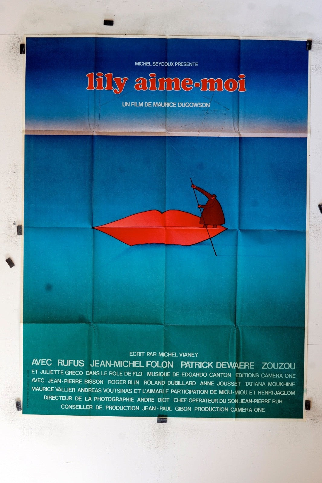 LILY AIME-MOI JEAN-MICHEL FOLON MOVIE POSTER 120x160