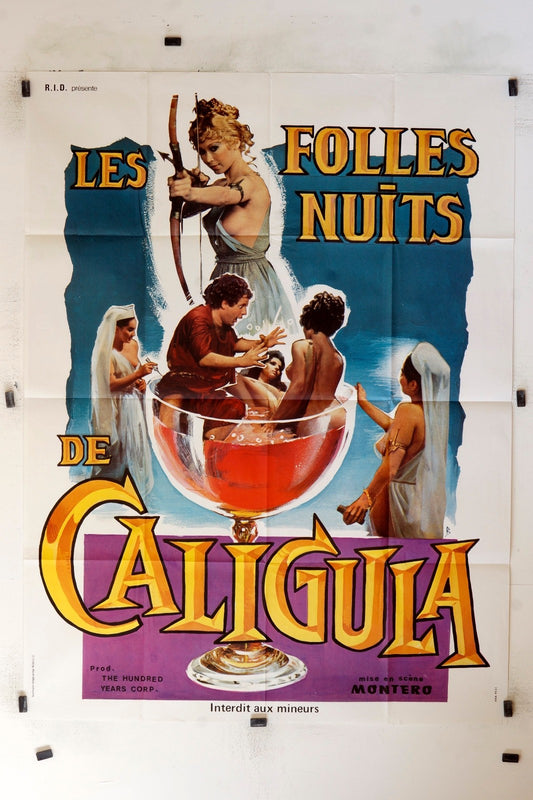 LES FOLLES NUITS DE GALIGULA ORIGINAL MOVIE POSTER 120x160