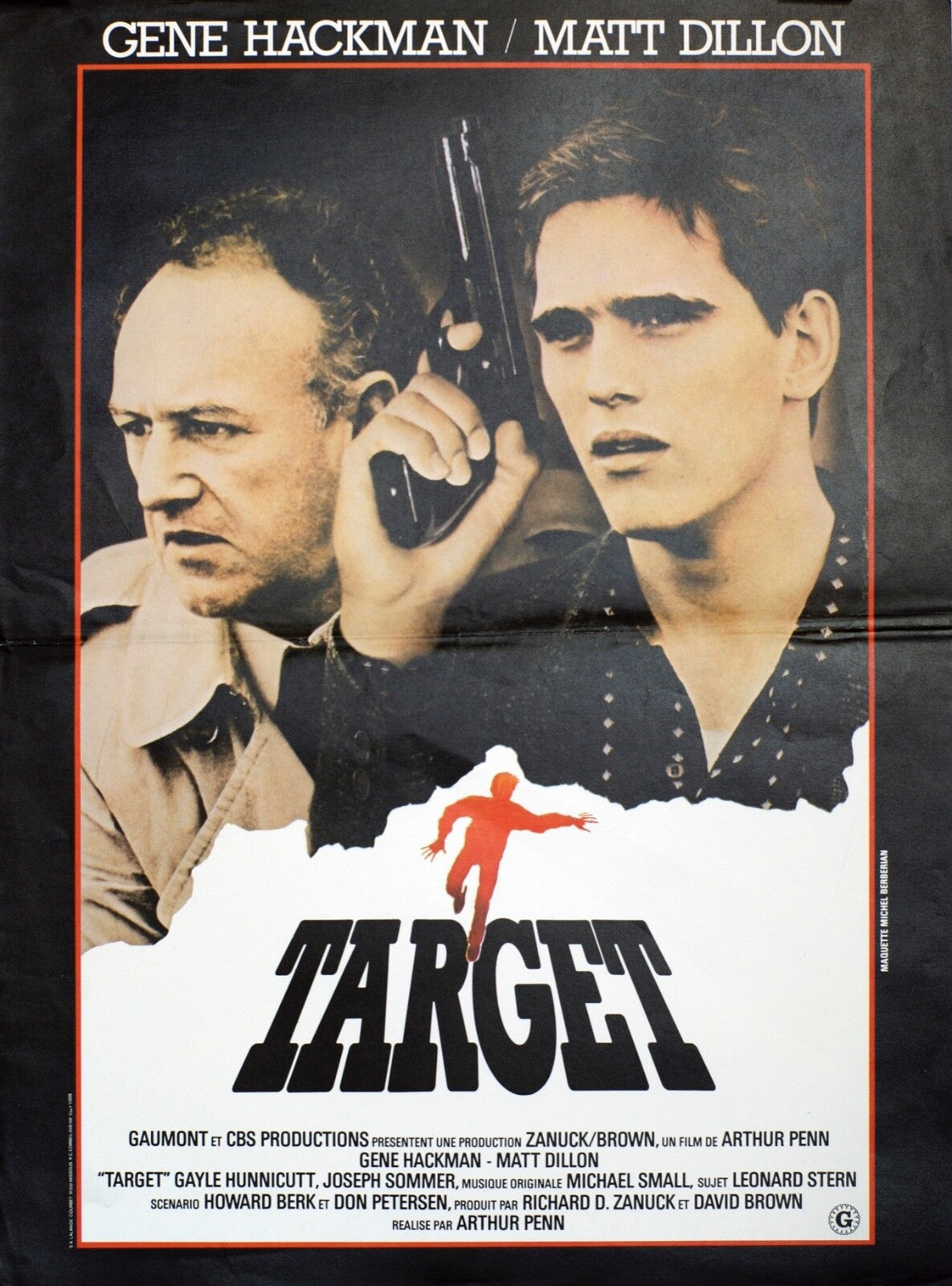 TARGET POSTER ORIGINAL 40X60 Arthur Penn, Gene Hackman , Gayle Hunnicutt 