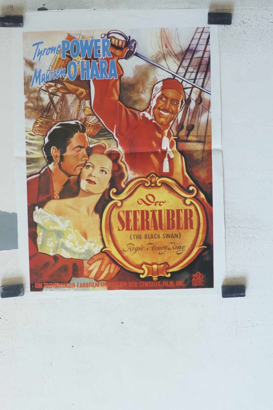 DER SEERAUBER MOVIE POSTER ORIGINAL (35X48), Tyrone Power
