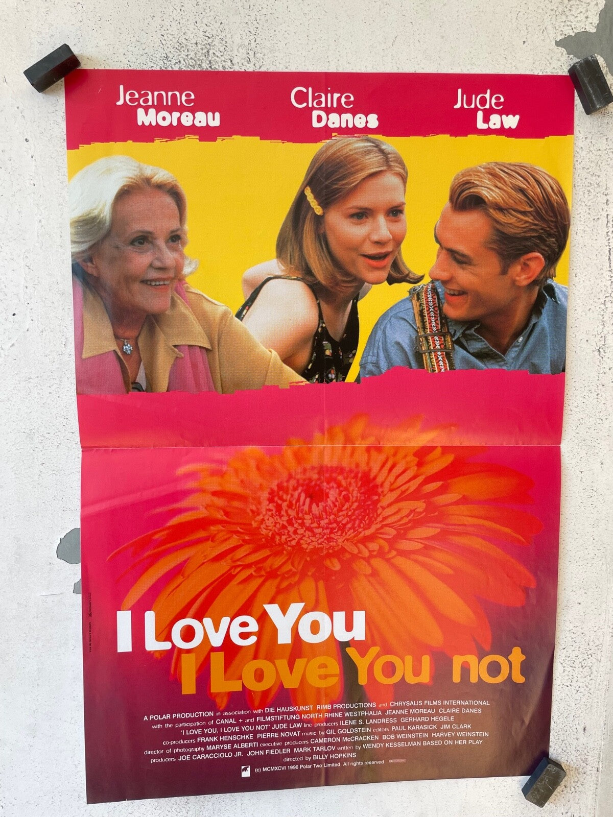 LOVE YOU I LOVE YOU NOT POSTER ORIGINAL (40X60)