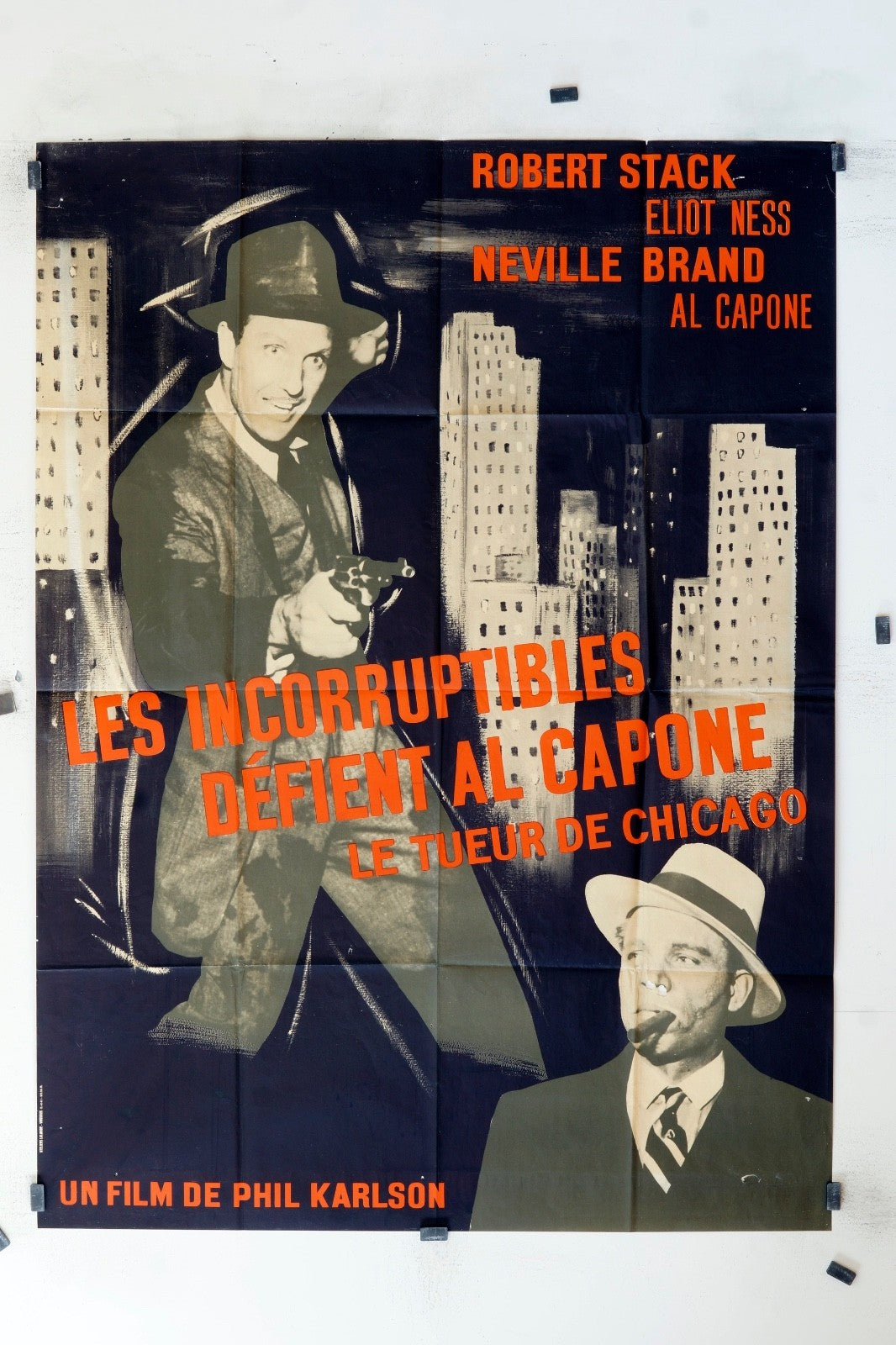 LES INCORRUPTIBLES DÉFIENT AL CAPONE POSTER ORIGINAL 120x160