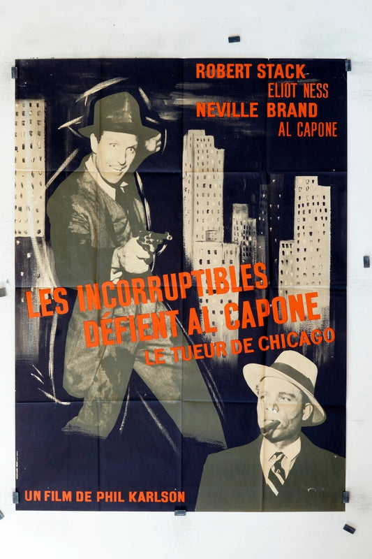 LES INCORRUPTIBLES DÉFIENT AL CAPONE POSTER ORIGINAL 120x160