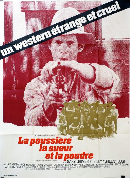 LA POUSSIÈRE LA SUEUR ET LA POUDRE POSTER ORIGINAL120x160 GARY GRIMES