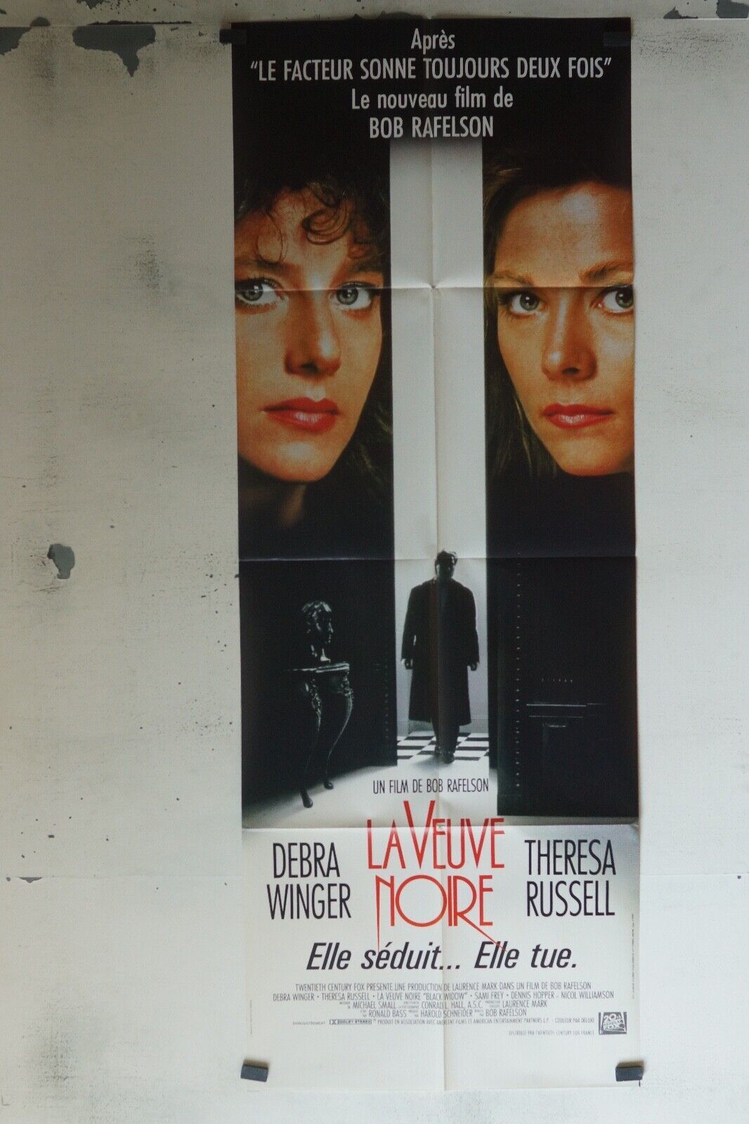 LA VEUVE NOIRE MOVIE POSTER ORIGINAL 60x160 DEBRA WINGER