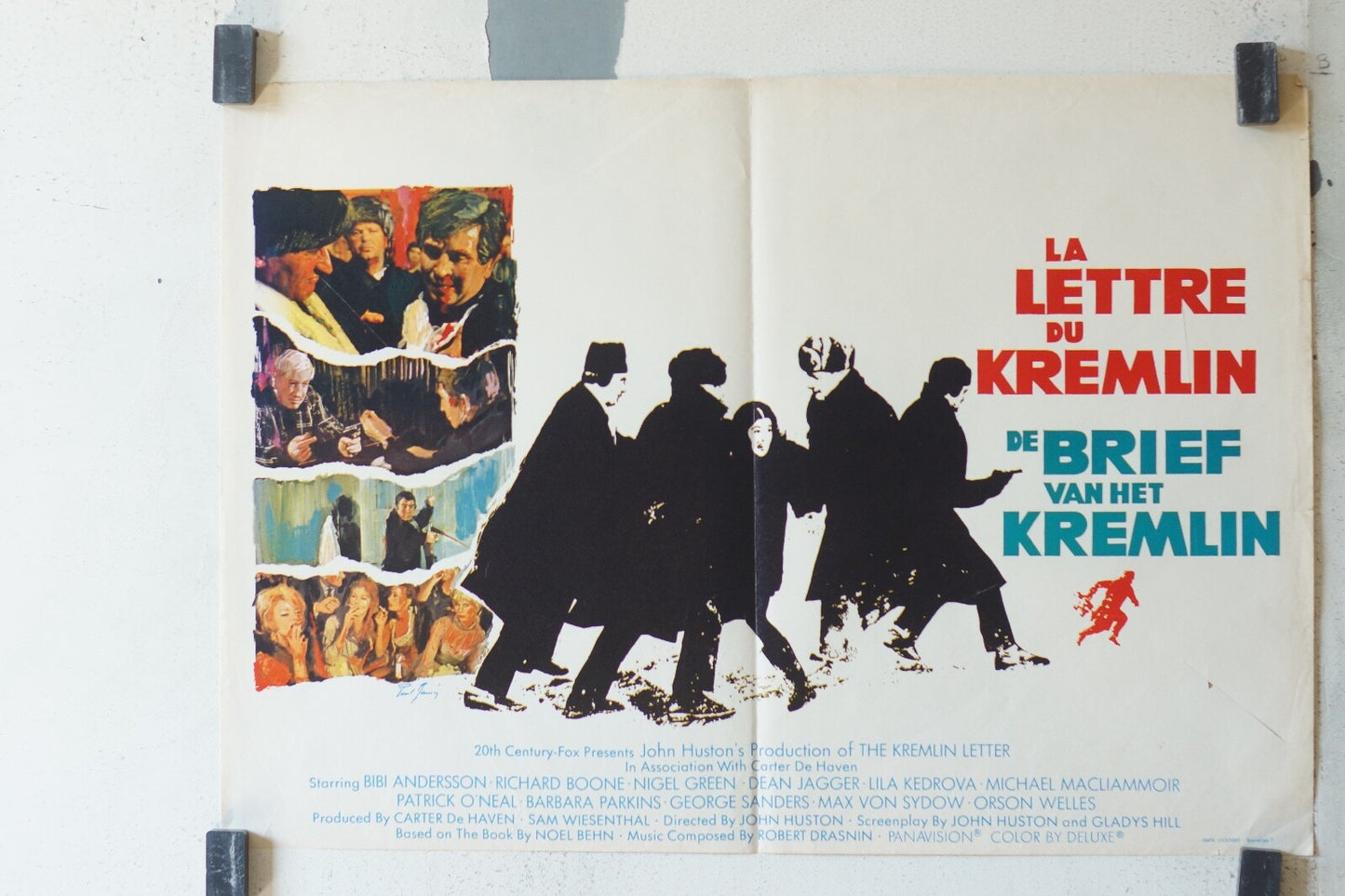 LETTRE DU KREMLIN (LA) (belge) MOVIE POSTER ORIGINAL 53x36 Bibi Andersson 