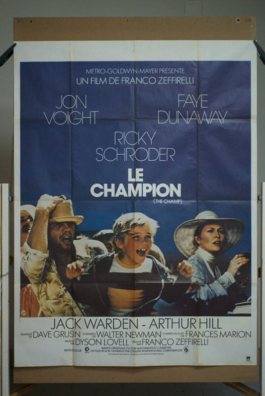 LE CHAMPION, movie poster original, 120x160 JOHN VOIGHT