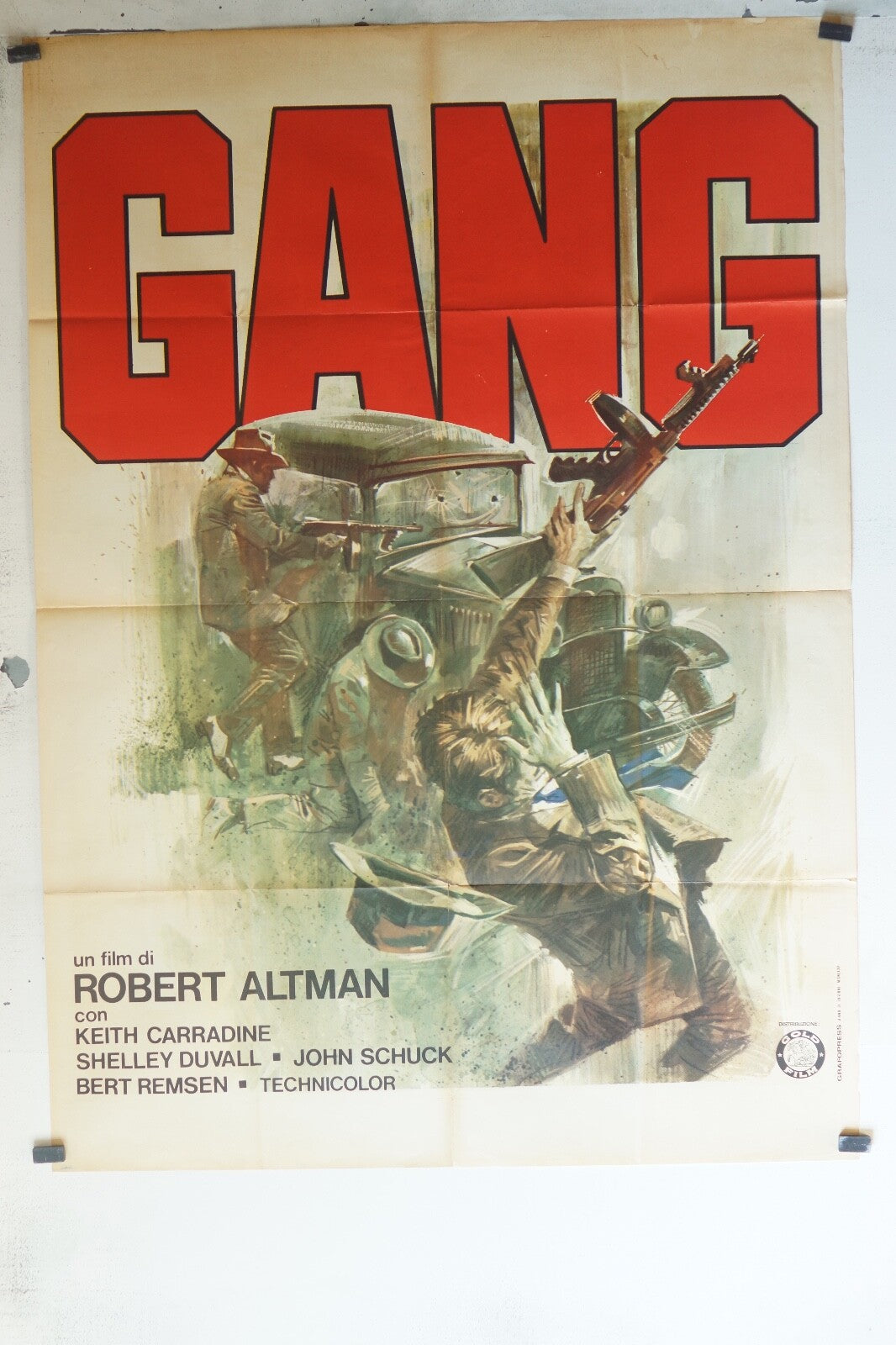 GANG POSTER ORIGINAL120x160 Keith Carradine , Shelley duvall