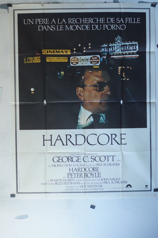 HARDCORE MOVIE POSTER ORIGINAL 120x160 PETER BOYLE – SEASON HUBLEY