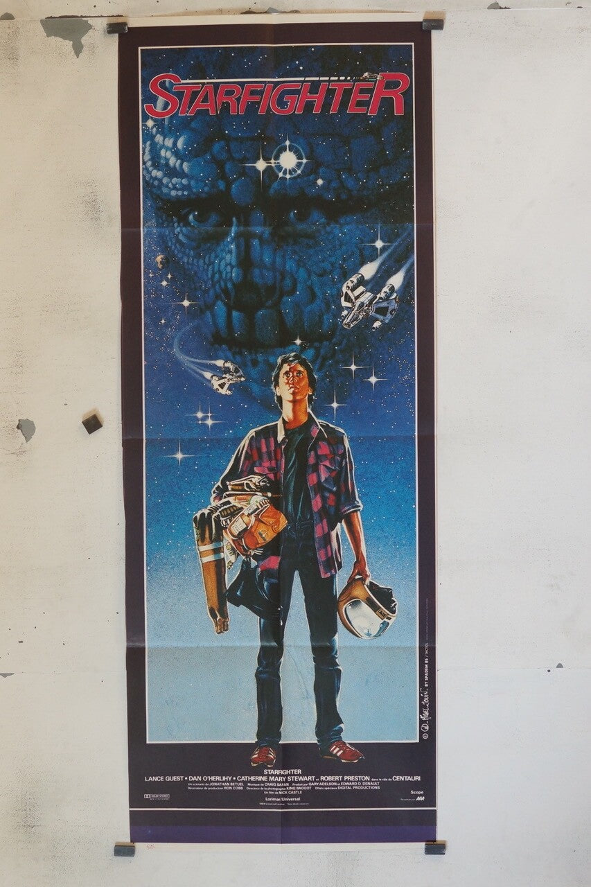 STARFIGHTER POSTER ORIGINAL 60x160 LANCE GUEST – DAN O’HERLIHY