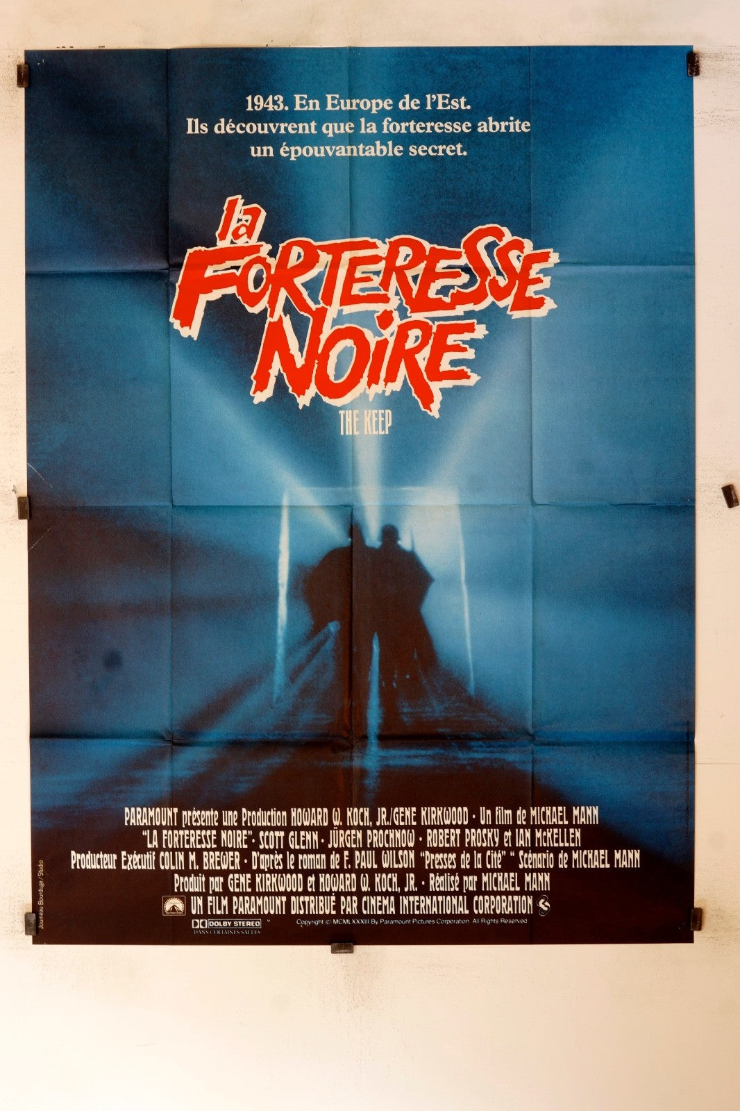 LA FORTERESSE NOIRE MICHAEL MANN MOVIE POSTER ORIGINAL 120x160