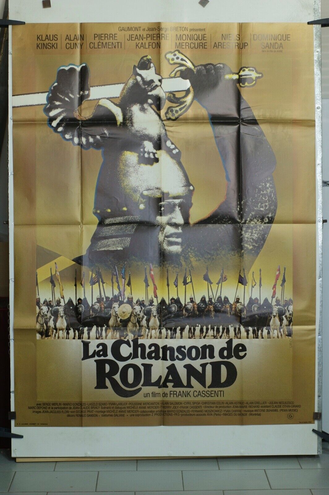LA CHANSON DE ROLAND ORIGINAL 120x160 FRANK CASSENTI