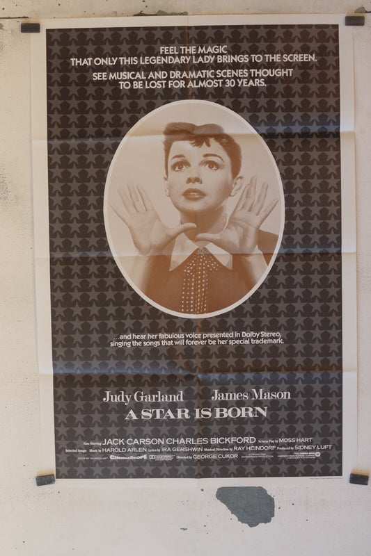 A STAR IS BORN (70X100) ORIGINAL MOVIE POSTER JUDY GARLAND – JAMES MASON