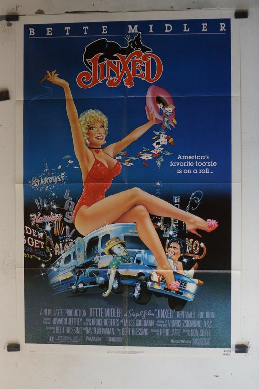 JINXED, MOVIE POSTER ORIGINAL (69x103), Bette Midler, Ken Wahi