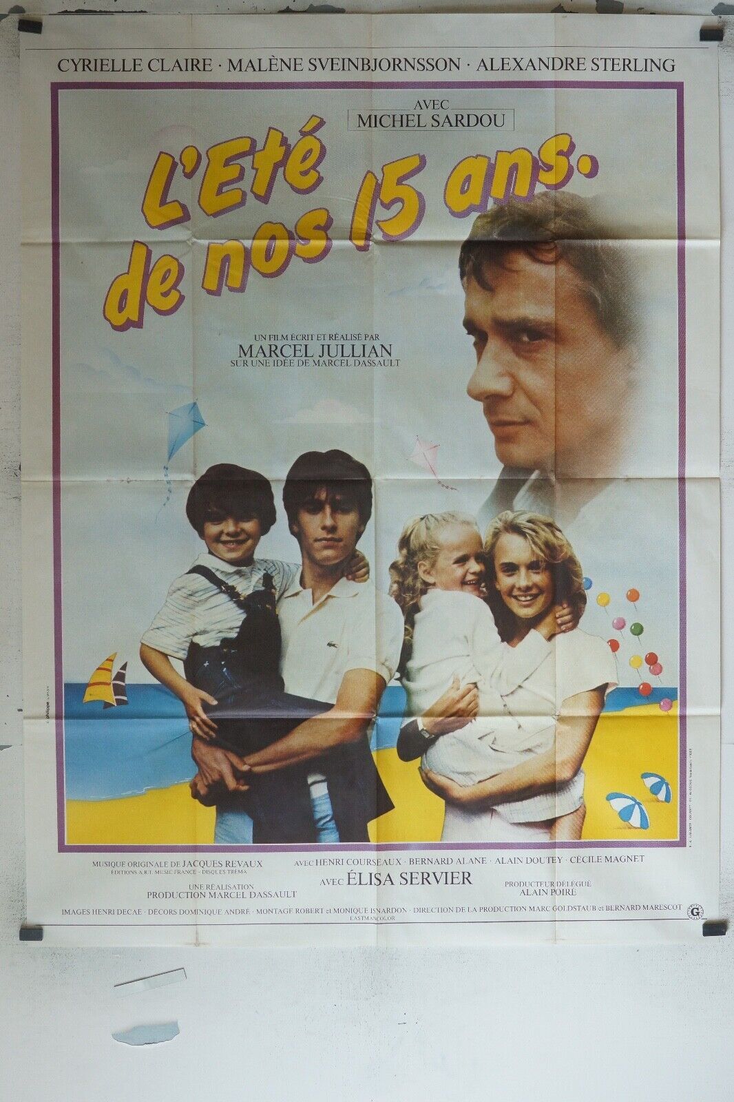 L’ÉTÉ DE NOS 15 ANS ORIGINAL MOVIE POSTER 120X160 CYRIELLE CLAIRE