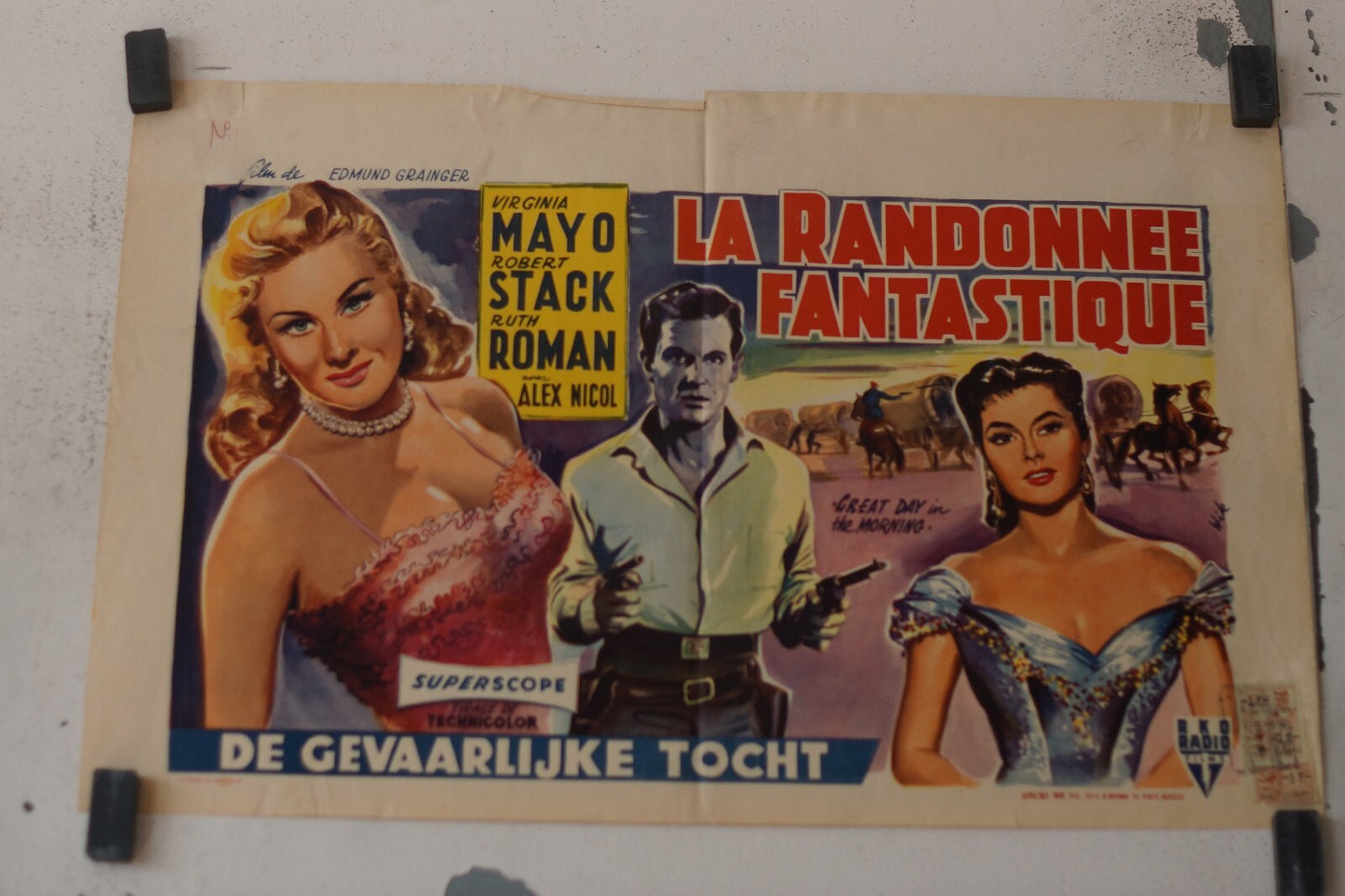 RANDONNÉE FANTASTIQUE (LA) (POSTER ORIGINAL BELGE) 30x55, EDMUND GRAINGER