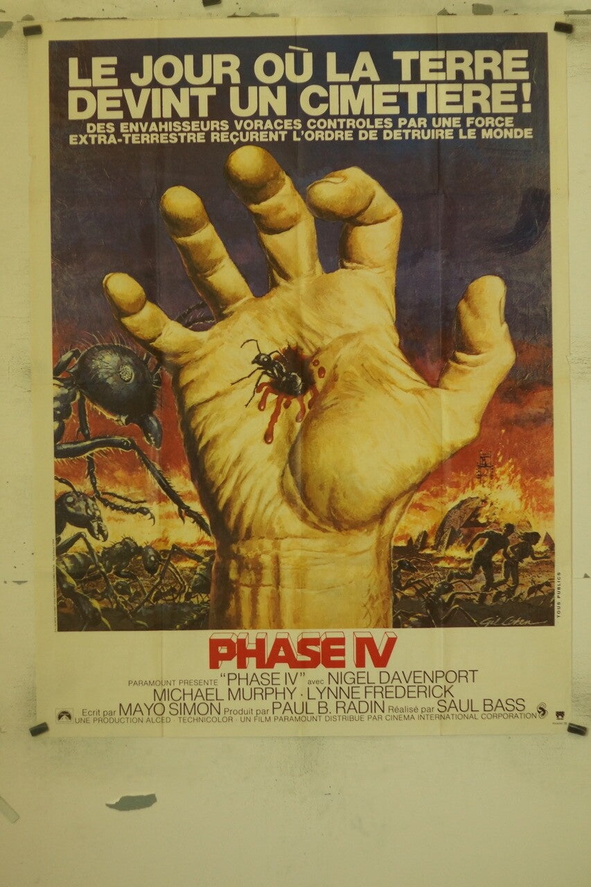 LE JOUR OÙ LA TERRE DEVINT UN CIMETIÈRE (PHASE IV) 120X160 ORIGINAL POSTER