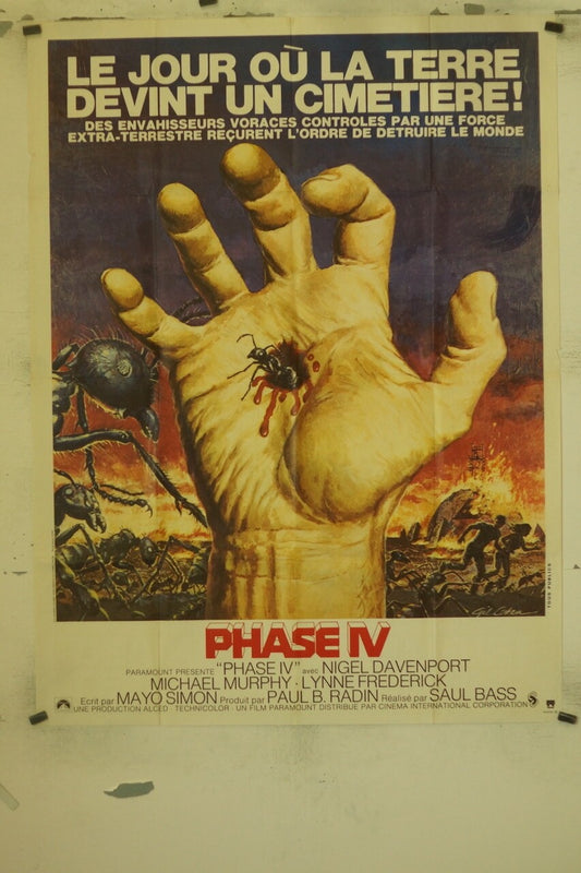 LE JOUR OÙ LA TERRE DEVINT UN CIMETIÈRE (PHASE IV) 120X160 ORIGINAL POSTER