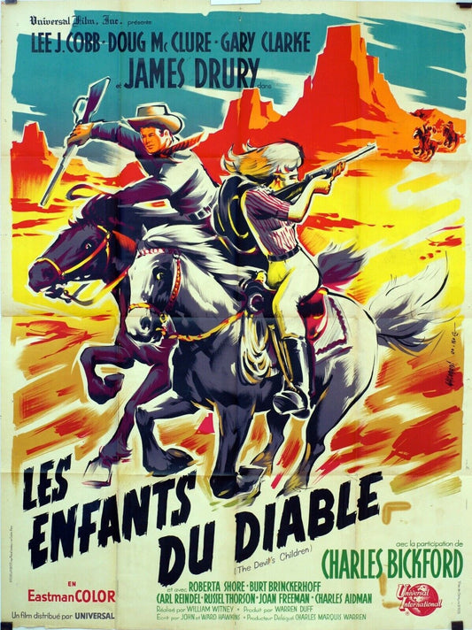 LES ENFANTS DU DIABLES MOVIE POSTER ORIGINAL 120x160 LEE J. COBB