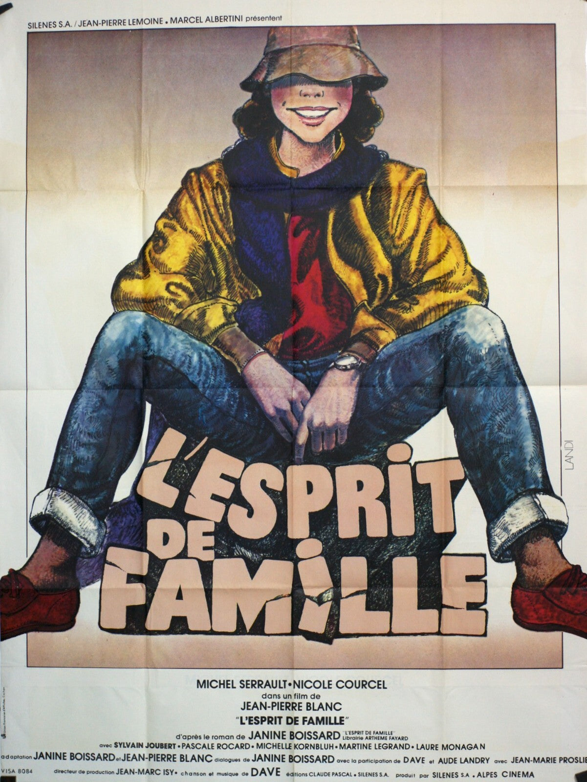 L’ESPRIT DE FAMILLE POSTER ORIGINAL 120x160 MICHEL SERRAULT