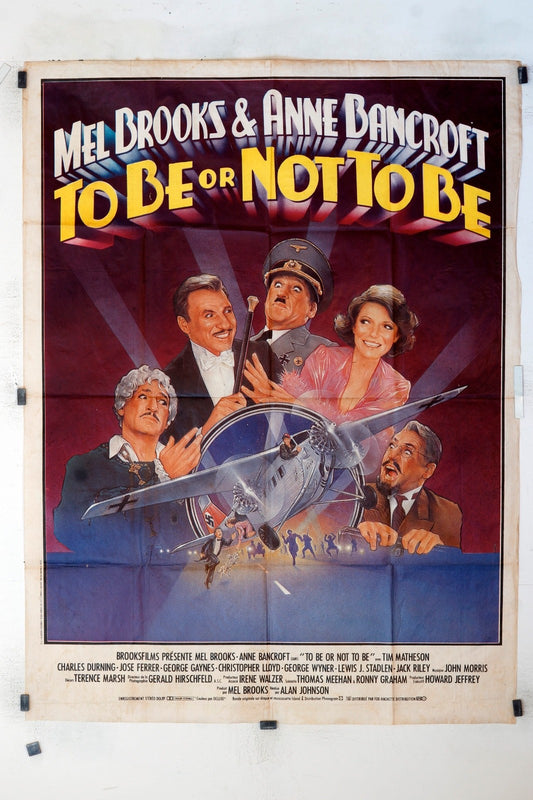 TO BE OR NOT TO BE MEL BROOKS MOVIE POSTER ORIGINAL 120x160