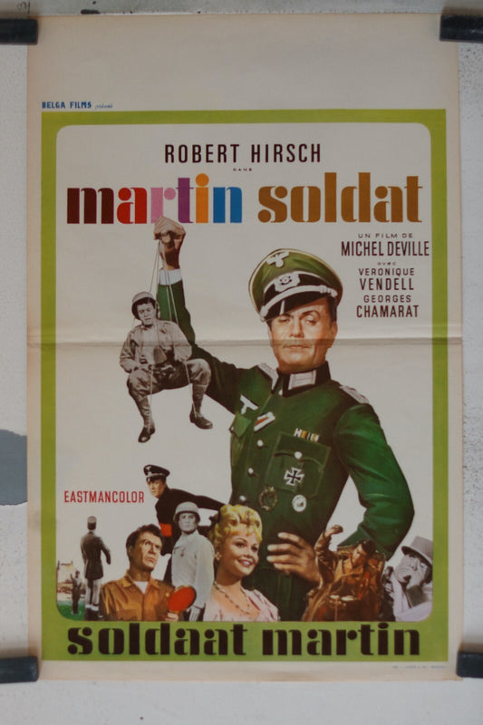 MARTIN SOLDAT (POSTER BELGE ORIGINAL) 30x55, MICHEL DEVILLE