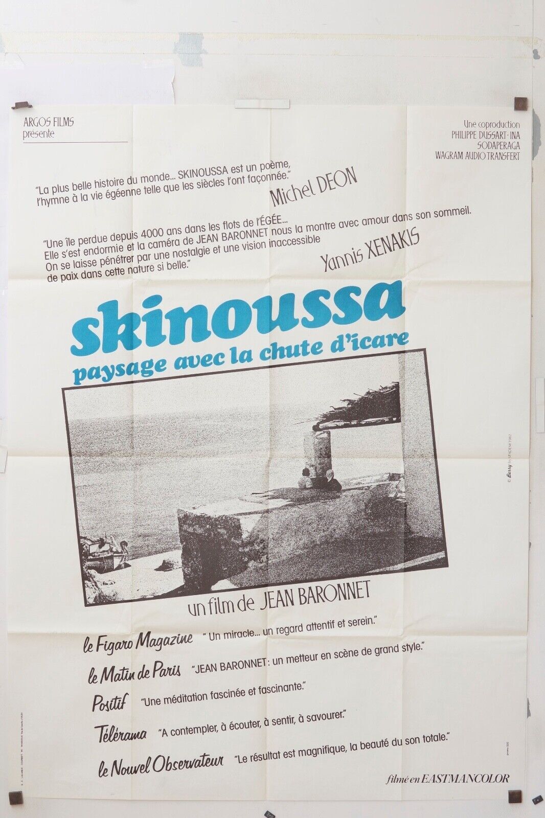 SKINOUSSA MOVIE POSTER ORIGINAL 120x160 JEAN BARONET