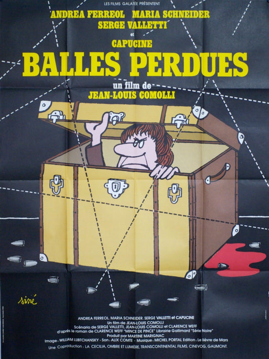 BALLES PERDUES JEAN-LOUIS COMOLLI MOVIE POSTER ORIGINAL 120x160