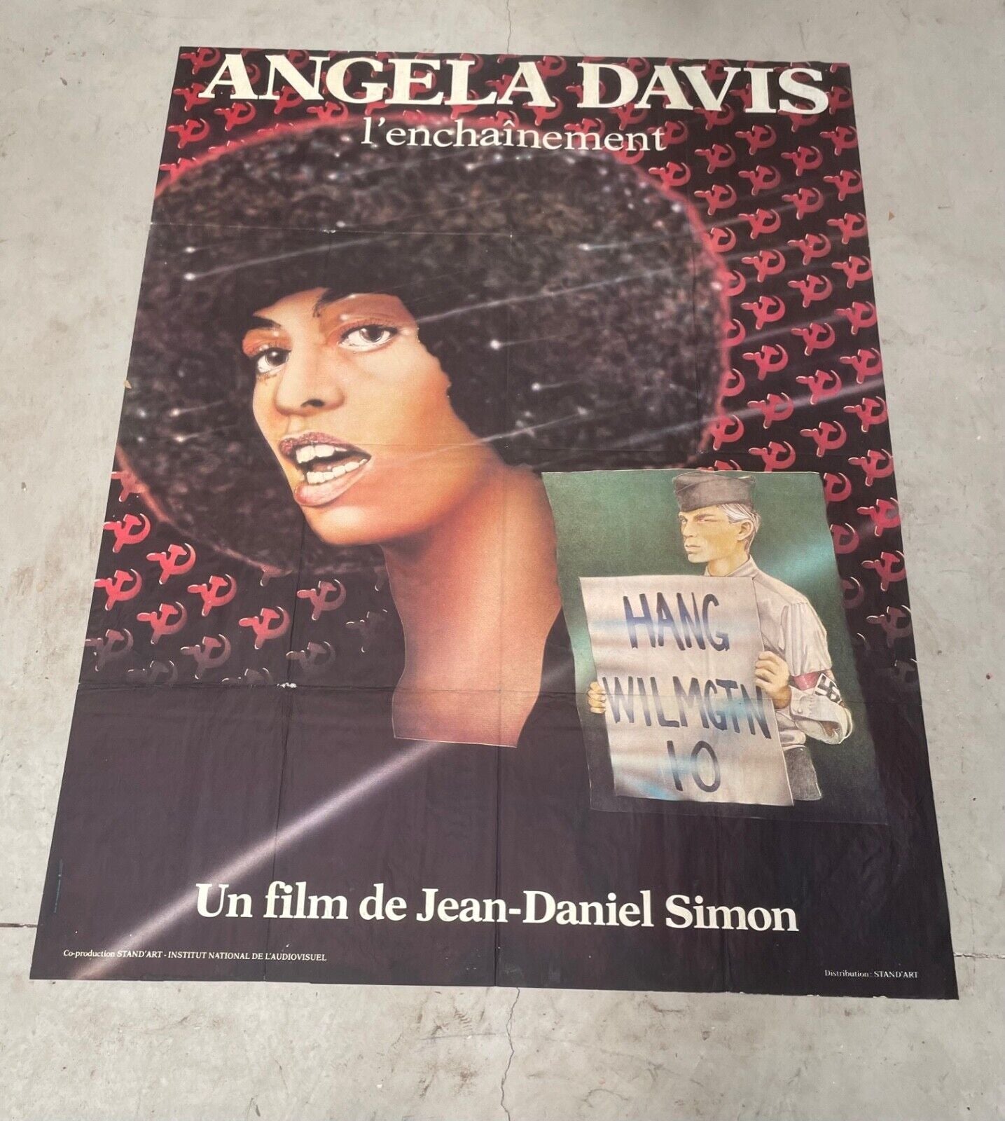 ANGELA DAVIS ORIGINAL 120x160 JEAN-DANIEL SIMON