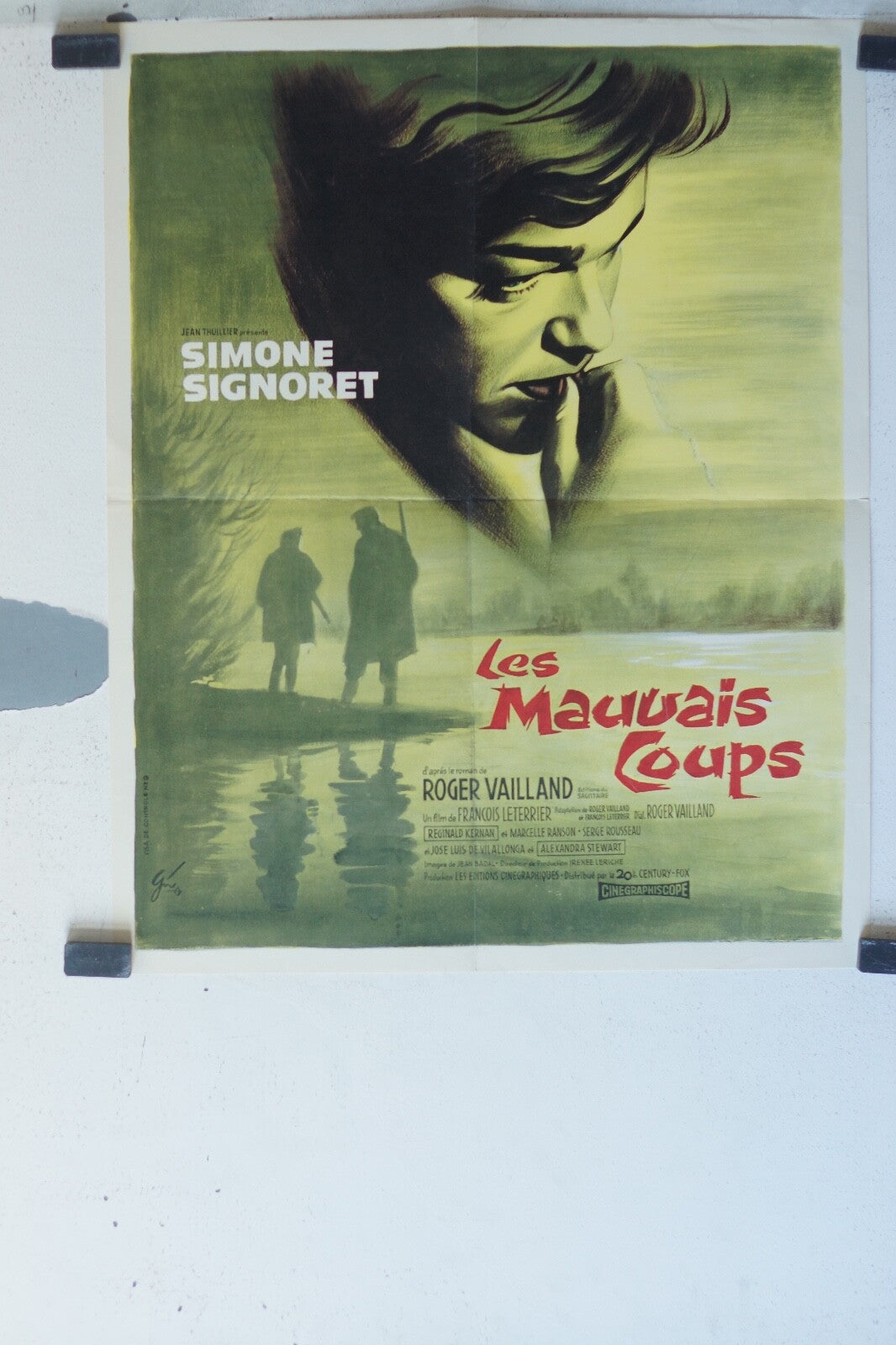 MAUVAIS COUPS (LES) MOVIE POSTER ORIGINAL 56x45 Simone Signoret , 