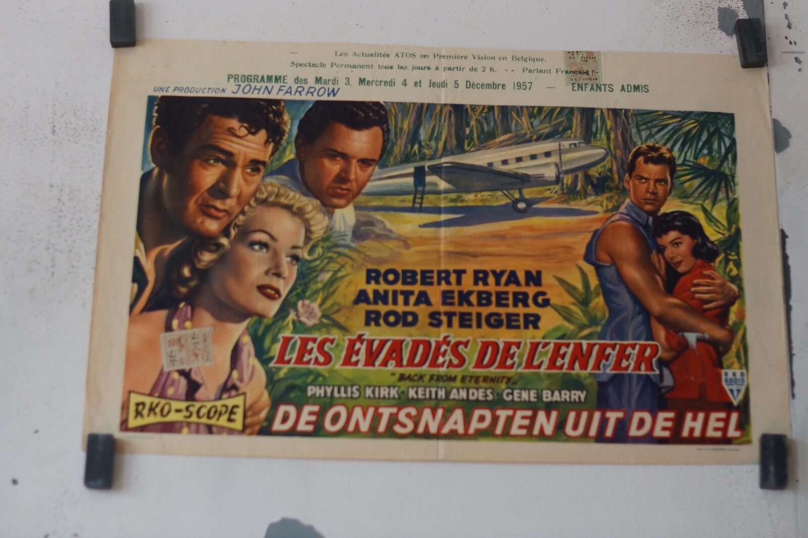 EVADES DE L’ENFER (LES) ORIGINAL (Belgium Version) 30x55 