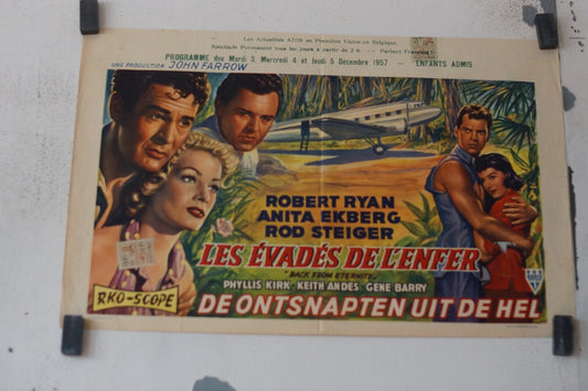 EVADES DE L’ENFER (LES) ORIGINAL (Belgium Version) 30x55 