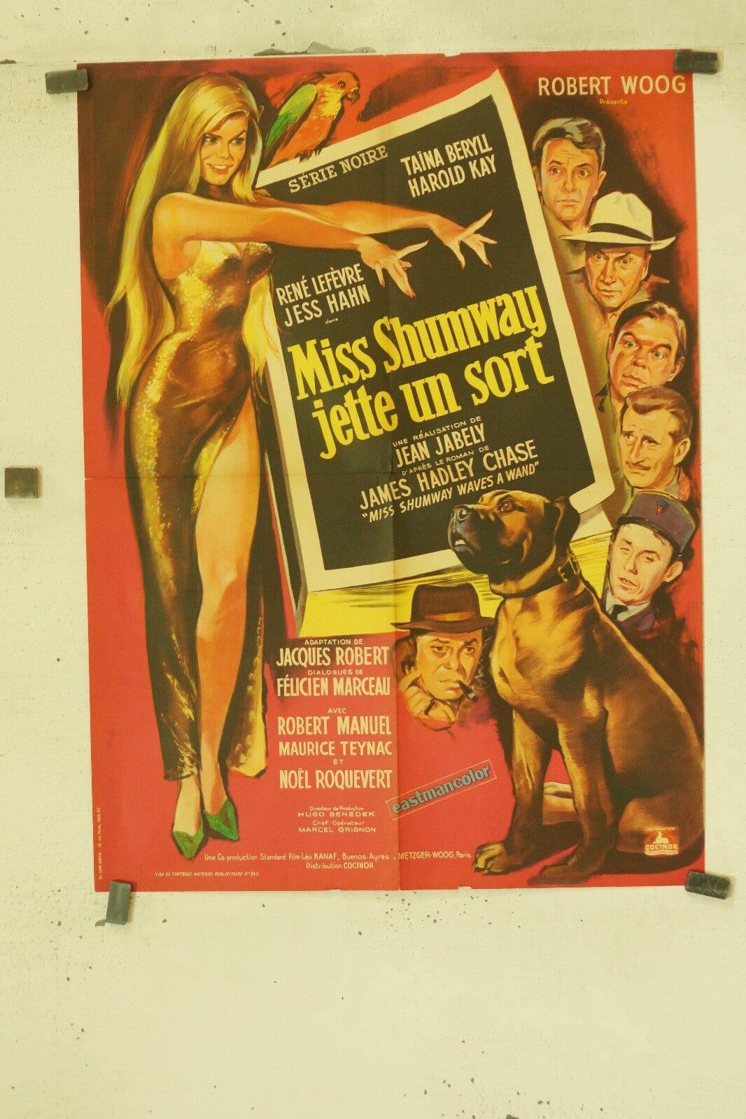 MISS SHUMWAY JETTE MOVIE POSTER ORIGINAL 120x160 Glenn Close , Gérard Depardieu