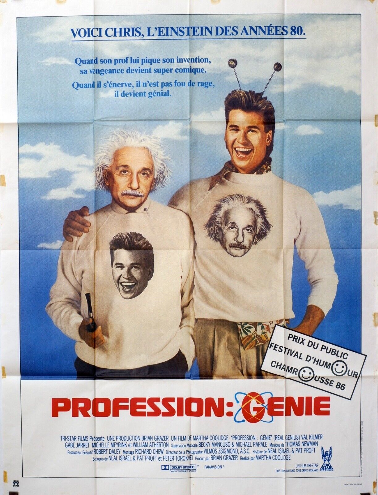 PROFESSION GÉNIE MOVIE POSTER ORIGINAL 120x160 GABE JARRET