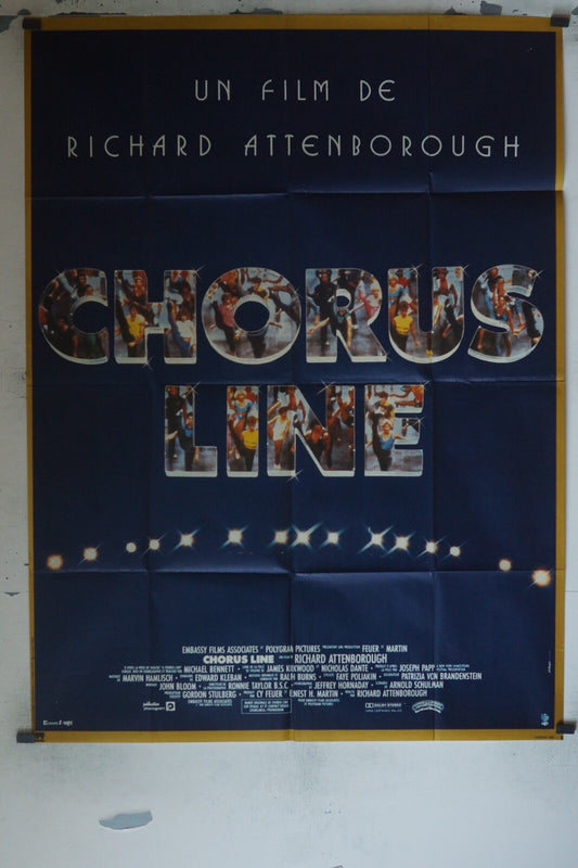 CHORUS LINE POSTER ORIGINAL 120x160 BERRY GORDY